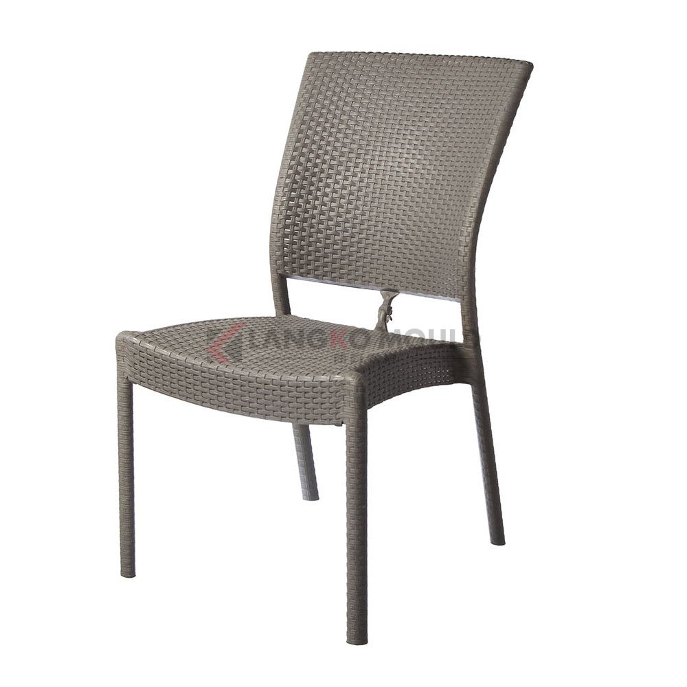 Plastic rattan chair mold 01