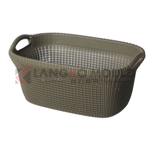 Plastic rattan basket mold 06
