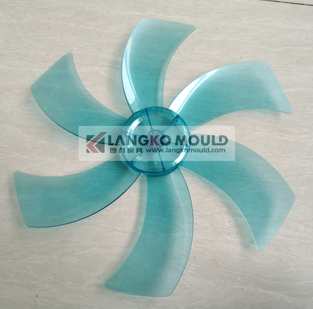 polishing moulds colorful 3/4/5 blades cooling fan blade molds plastic mold inject custom