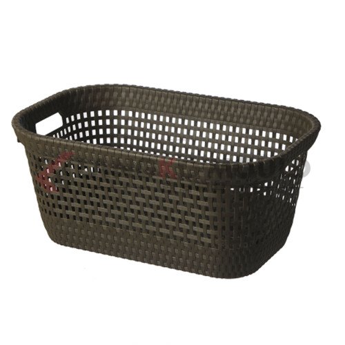Plastic rattan basket mold 08
