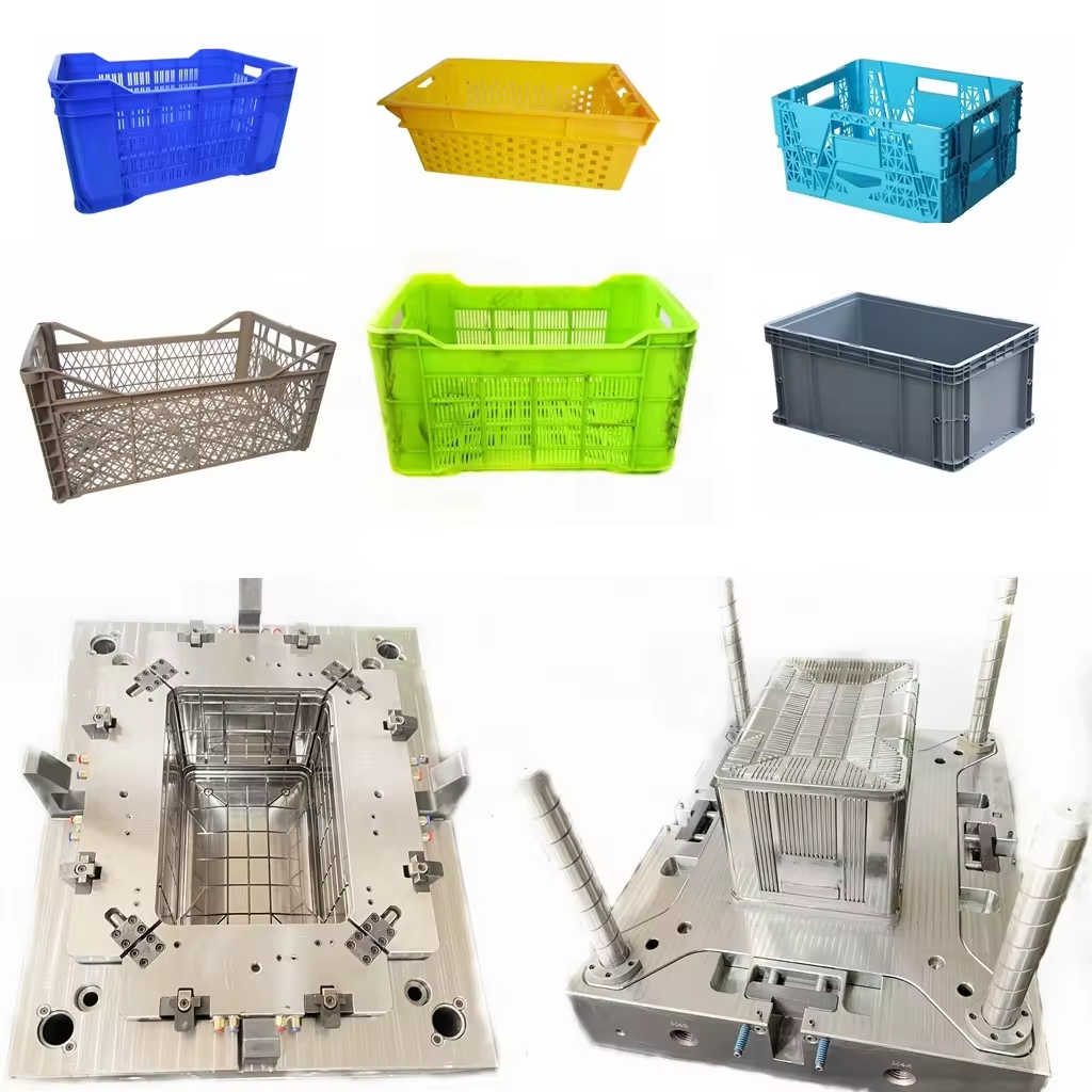 Plastic Folding Crate Mould